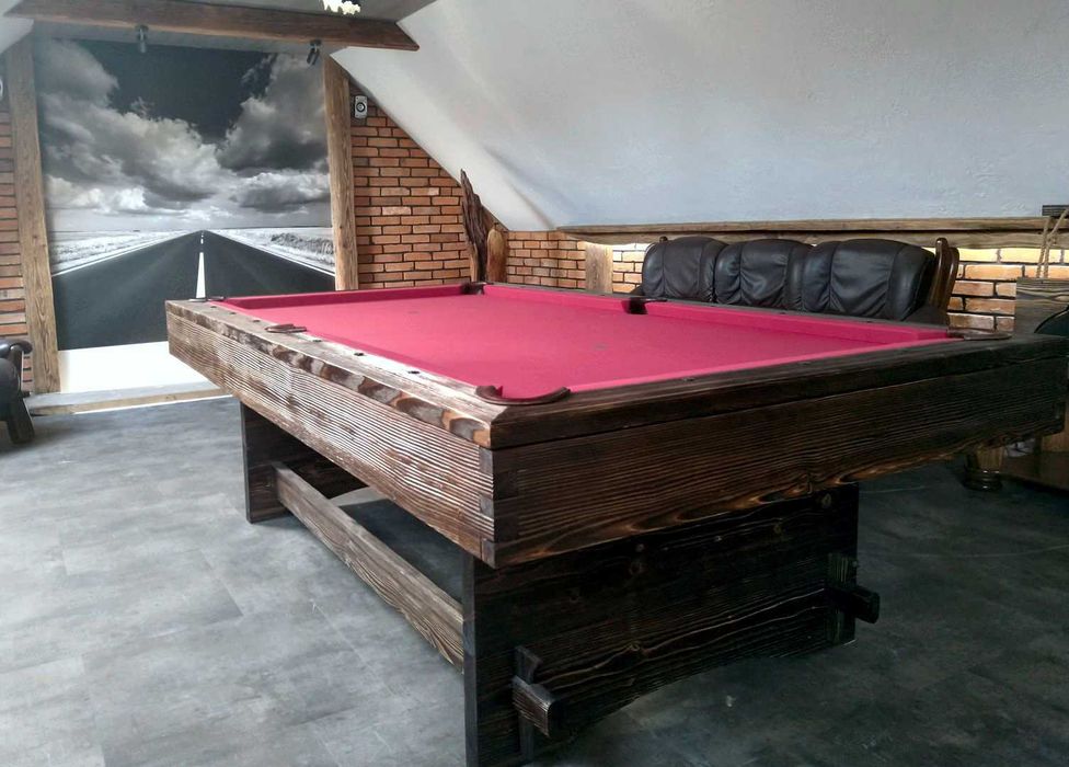 Bilard stół bilardowy Retro 8FT drewniany kamień BILLKROS - Producent