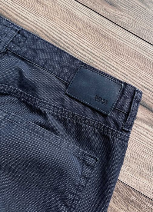 Spodnie materiałowe HUGO BOSS jeans męskie szerokie r. 34/29