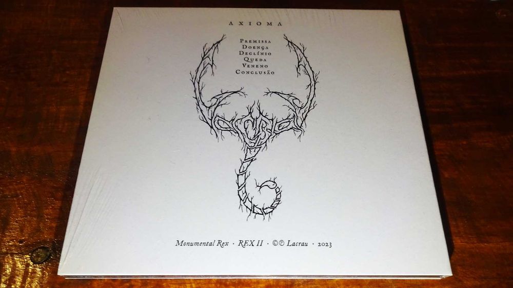 Lacrau Axioma CD Digipak Edição Limitada Monumental Rex Portugal Depressive Black Doom Metal DSBM Burzum Carma Shining Abyssic Hate 2023