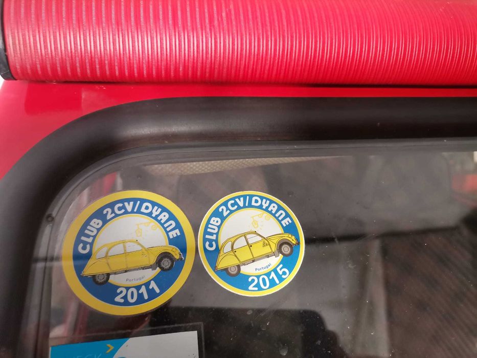 Citroen 2CV 6club de 1987 vermelho