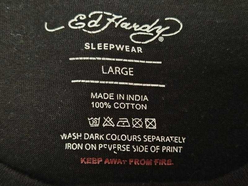 Чоловіча футболка Ed Hardy (brave hearts stay true) розмір L