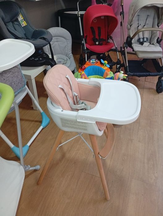 cadeira de papa plastimyr woody rosa