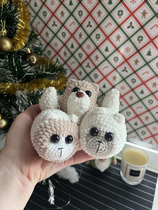 Скандинавський гном, новорічні іграшки, амігурумі