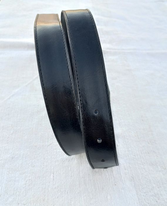 Cinto de pele genuína preto