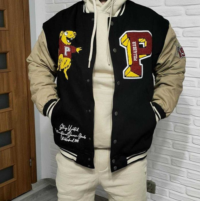 Kurtka bejsbolówka bejsbolowa Pull&Bear M-38 street wear
