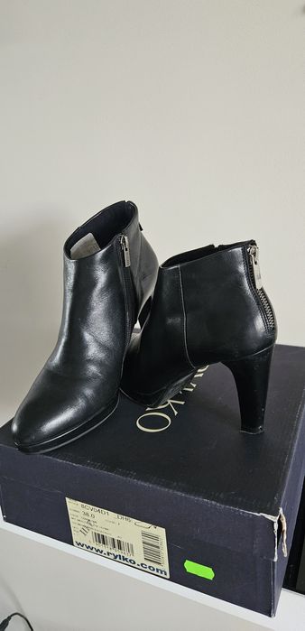 Botki skóra licowa Ryłko