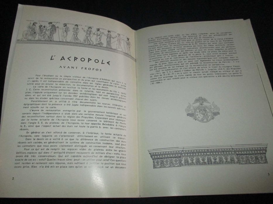 Livro Akropolis N. Gouvoussis Guia Mapa turístico