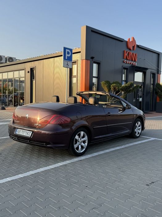 Кабріолет peugeot 307 cc пежо купе 2005 рік 260 пробіг 2.0 дизель клімат датчики дощу та світла парктронік диски 16 салон шкіра цікаве авто для міста
