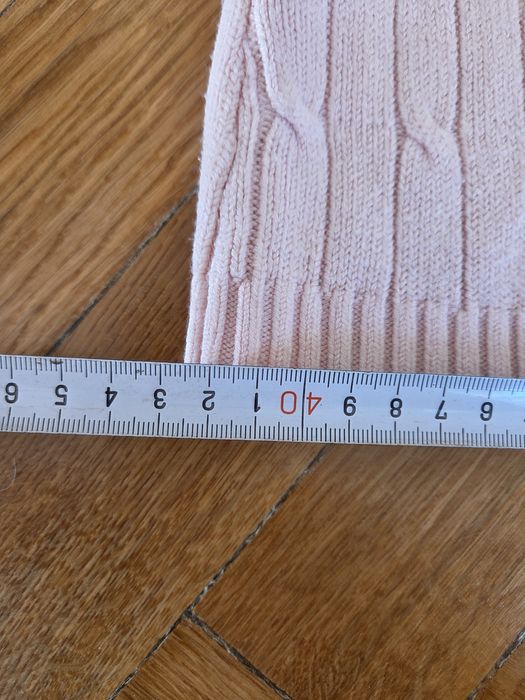 Pudrowy róż sweter  36 s