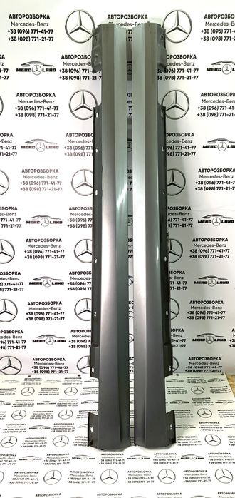 Mercedes C-class w204 пороги накладки на пориг