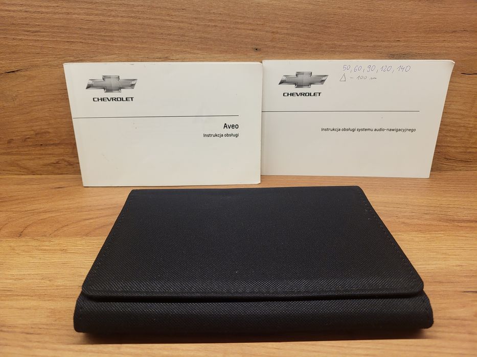 Instrukcja obsługi Chevrolet Aveo PL etui 08/2012
