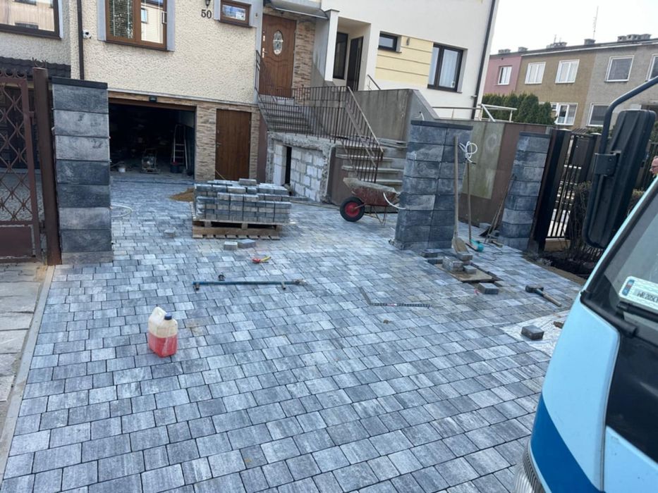 Układanie kostki brukowej Płoty ogrodzenia