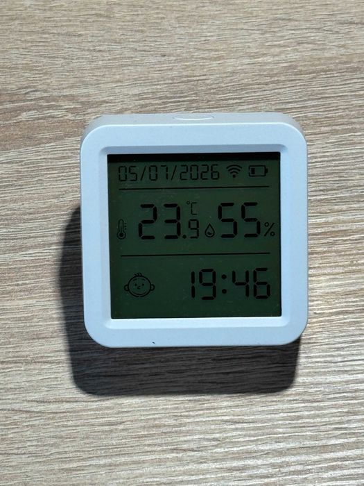 Inteligentny termometr WiFi Tuya Smart Life – Magnes, otwór 5mm