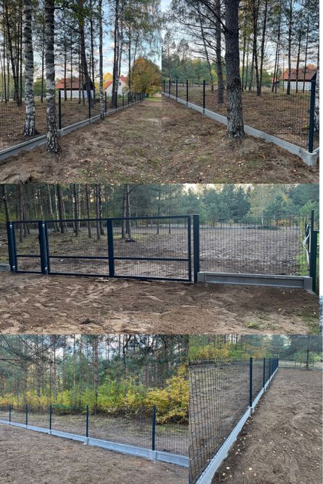 Montaż ogrodzenia siatka panel