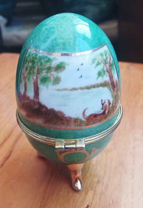 Скринька кераміка яйце