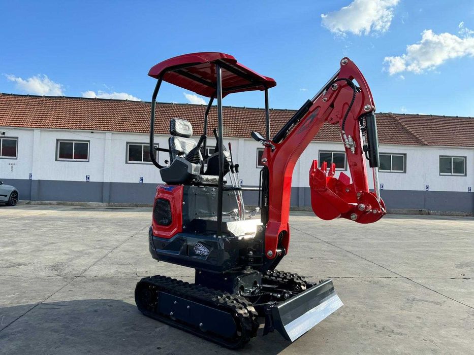 Mini escavadora KUBOTA rotativa sobre esteiras 1,5 toneladas