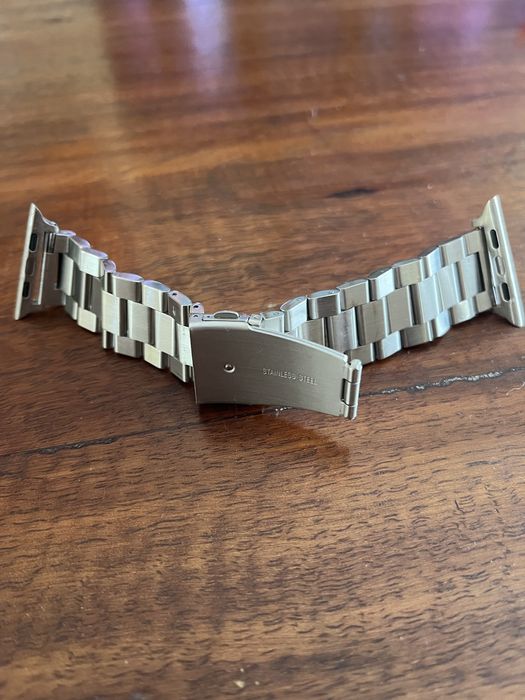 Pulseira apple watch aço 44 a 49mm