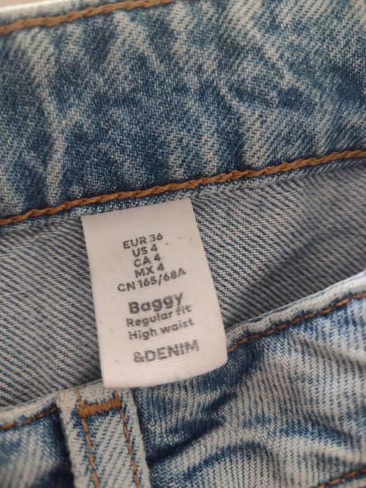 Dżinsy baggy rozm. 34