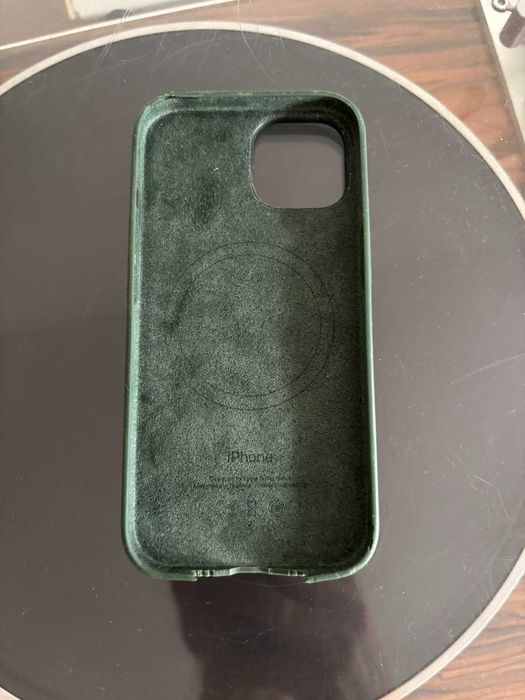 Apple silicone case iphone etui na telefon 15 cyprysowy