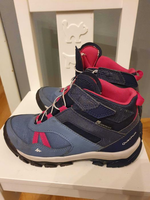 Buty turystyczne zimowe Quechua wodoodporne rozm 31 Decathlon w góry