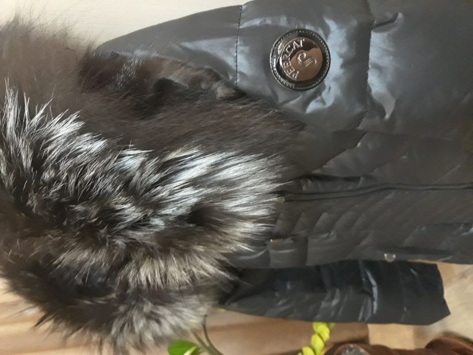 Пуховик с чернобуркой