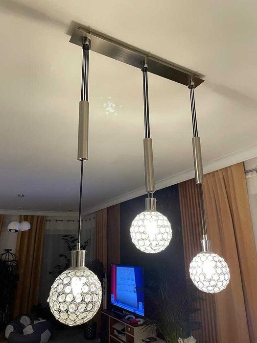 Lampa Wofi 3 kule regulacja 95 - 180 cm E14 LED model 7568.03.01.0200