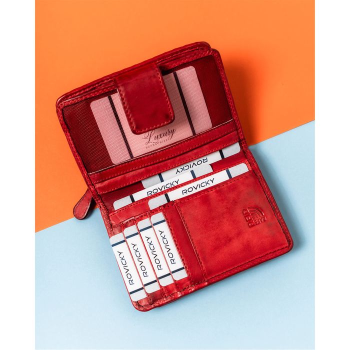 pojemny portfel damski z wieloma kieszeniami - rovicky