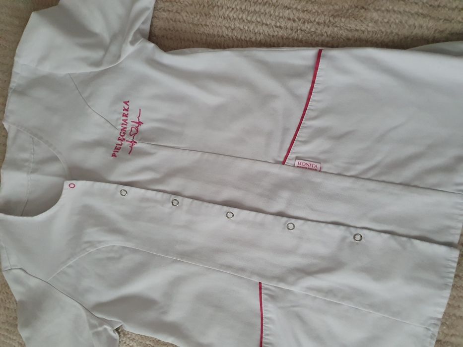 Fartuch żakiet bluza medyczna pielęgniarska r. S