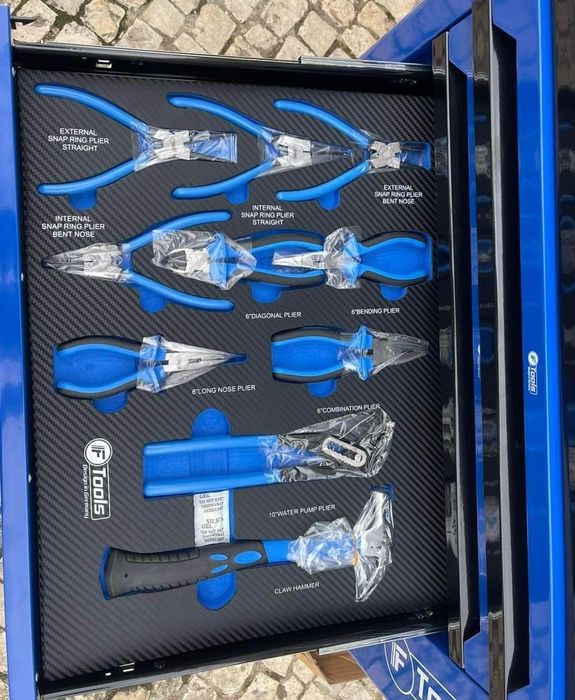 Carrinho de ferramentas 7 gavetas 6 com ferramentas