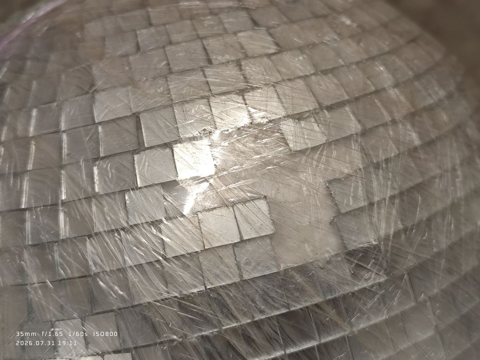 Duas bolas de espelhos 35 cm com motor