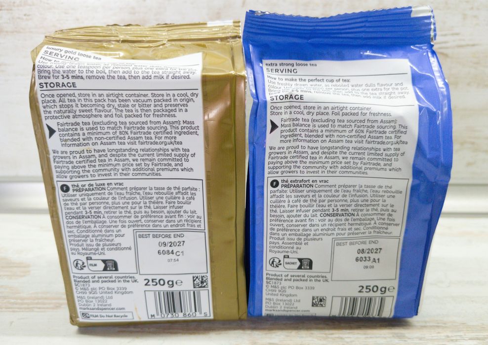 Листовий англійський чай MS Luxury Gold Loose Tea марк спенсер