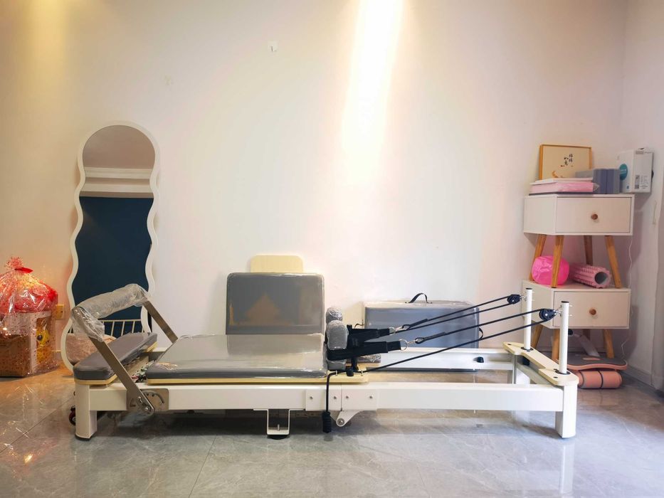 Profesjonalny Składany Reformer Pilates A2 - Aluminium - NOWY