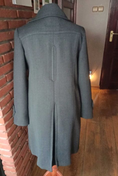 Max Mara elegancki dwurzędowy płaszcz 34