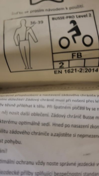 BUSSE kamizelka ochronna jeździecka