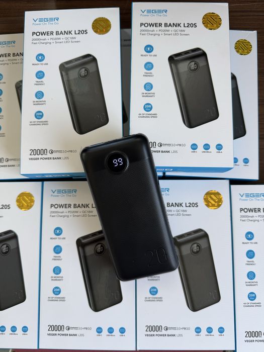 Super PowerBank 20.000mAh Veger | 10 unidades  **Oportunidade **