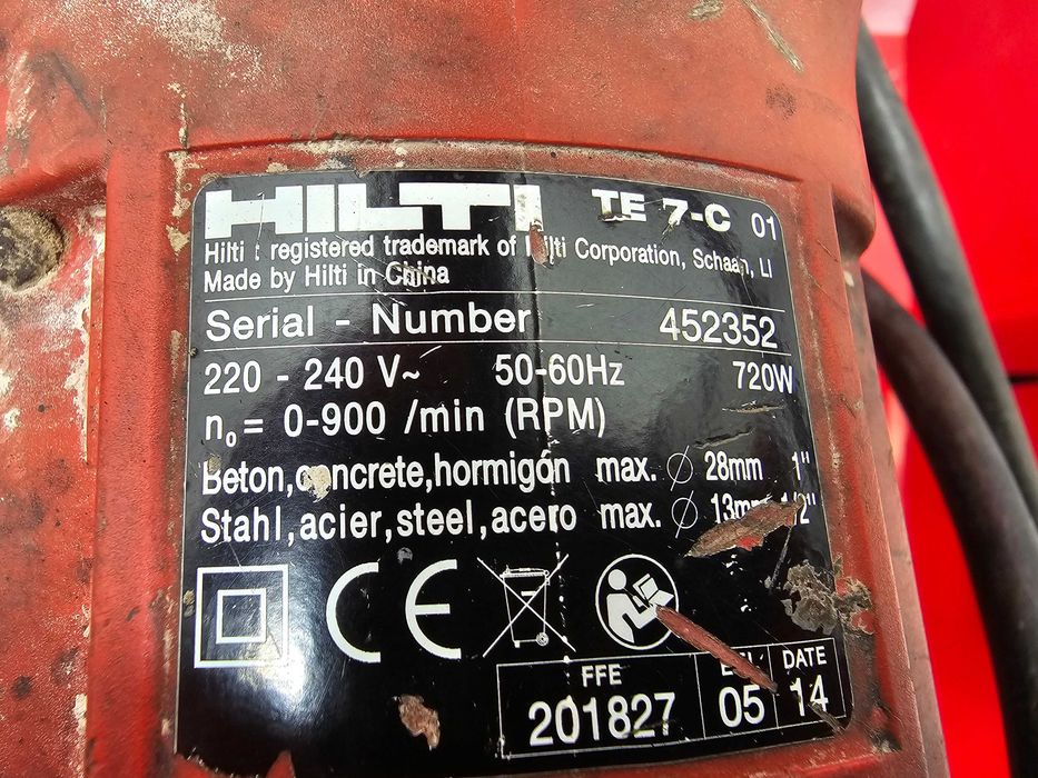 Młotowiertarka Hilti TE 7-C 720W * Komis Madej Gorlice