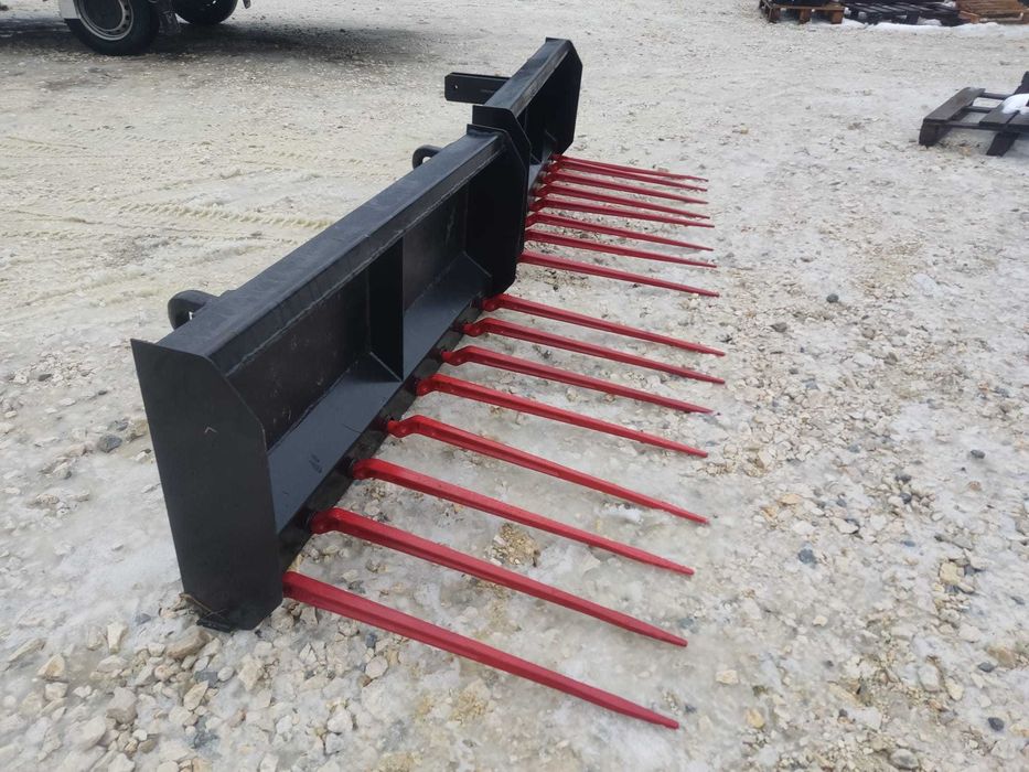 Widły do obornika euroramka nowe do tura kute kły solidne Transport