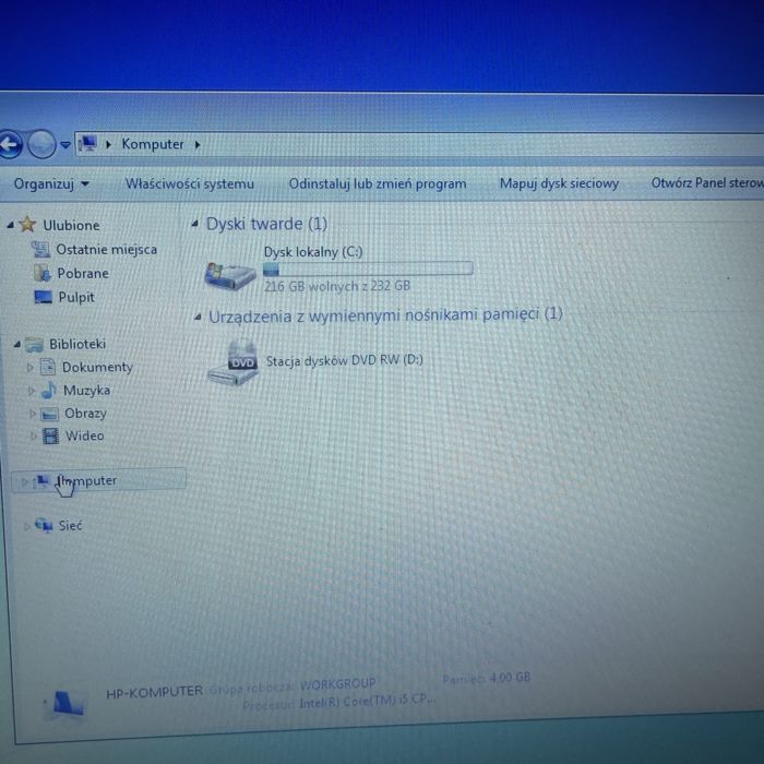 Hp probook 6450b i5 4gb 250 sata 14 cali mat wifi firewire dvd nagrywarka e sata displayport