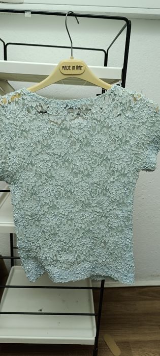 Camisola de senhora azul
