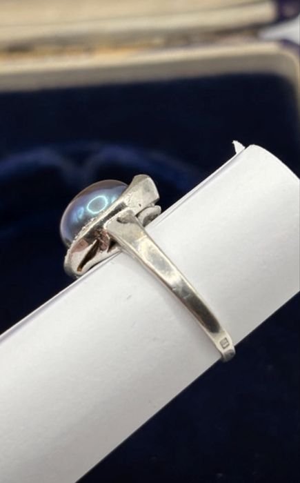 Pierścionek z perłą 1653