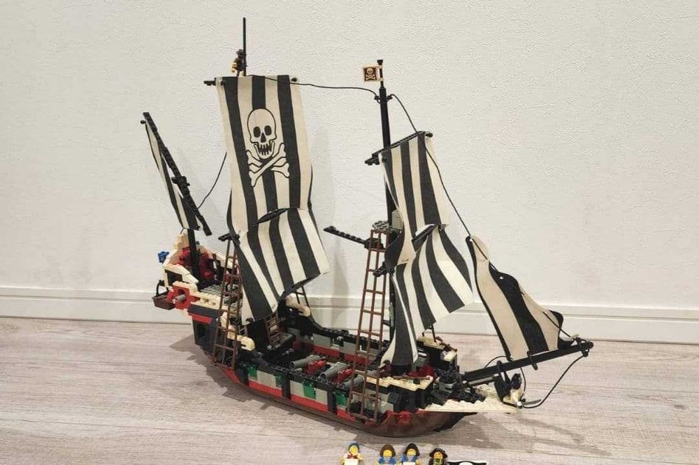 Lego Piraten Skull's Eye Schoner 6286 von 1993 корабль лего