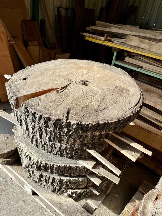 Plastry dębowe - wysuszone