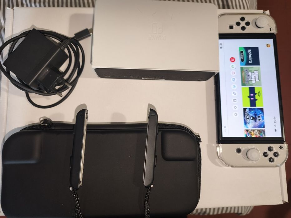 Nintendo Switch OLED 64GB (+ Modchip) | MicroSD 128GB | Full Extras