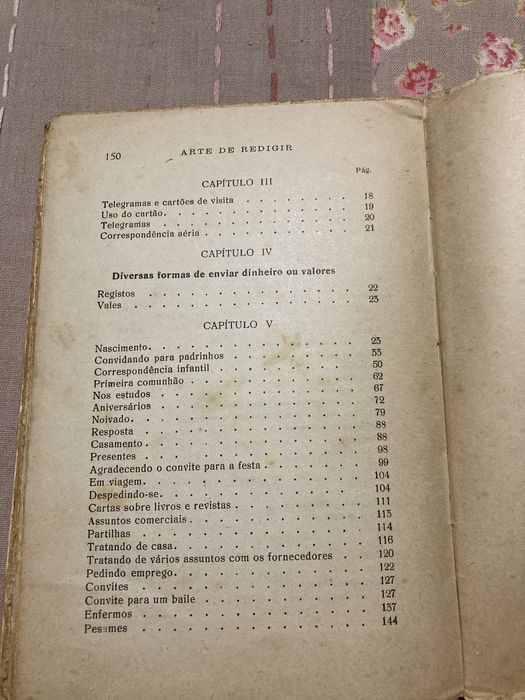 A Arte de Redigir Estela Brandão Anos 30/40