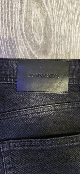 Jeansy męskie 2Y Premium czarne slim fit black jeans man
