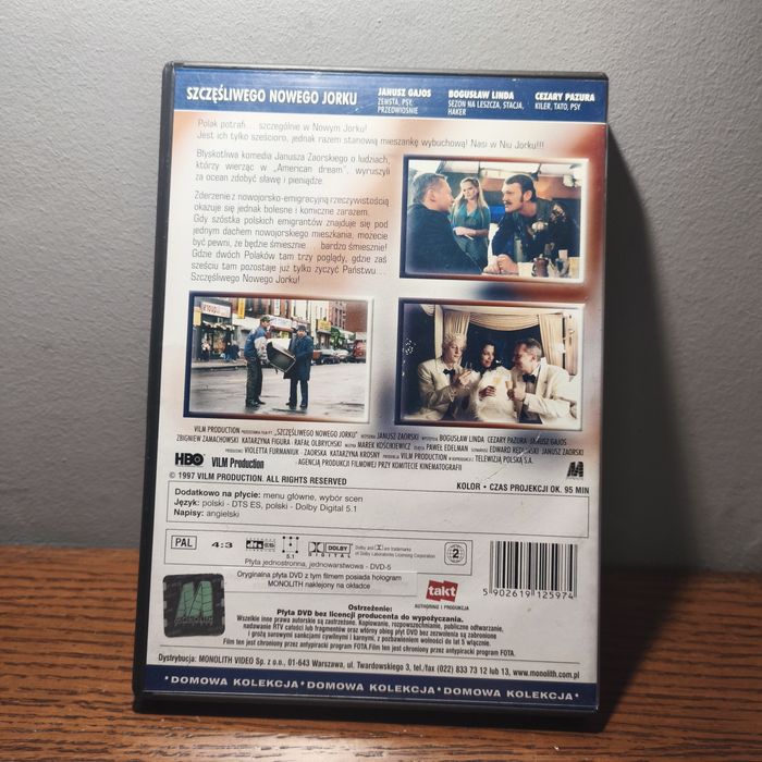 Szczęśliwego Nowego Jorku DVD