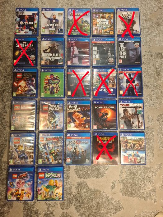 Gry płyty z pudełkiem na PS4/PS5
