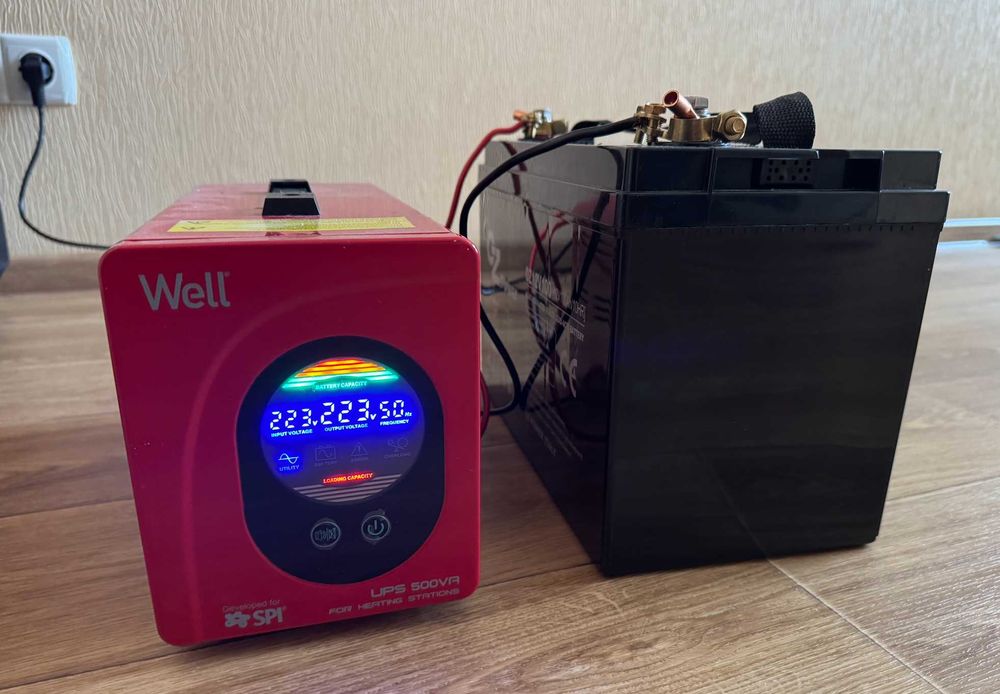 ИБП 500 Вт с чистой синусоидой под внешний аккумулятор