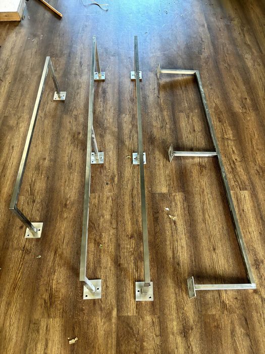 Conjunto de 4 charriots / racks profissional