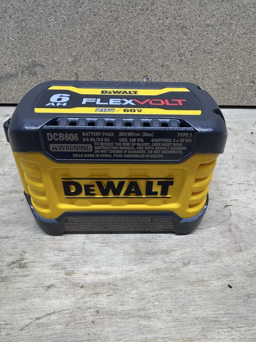 Акамулятор DeWalt dcb606 2025р. MADE IN MEXICO